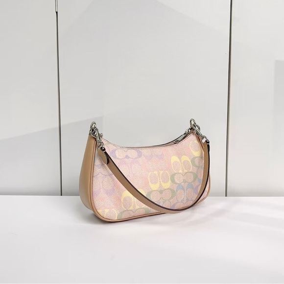 Rare Coach Teri Rainbow Shoulder Bag - Perfect Spring/Summer Bag - Picture 2 of 4